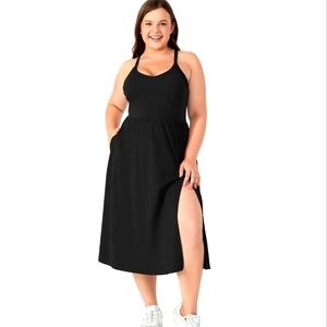 Everyday Plus Size Midi Chill Dress-La Land